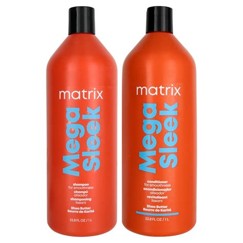 Seal in Moisture and Control Frizz with the Mgaro Sleek Shampoo and Conditioner Set